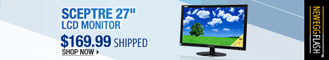 Newegg Flash  SCEPTRE 27" LCD Monitor