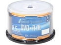 Optical Quantum 8.5GB 8X DVD+R DL White Inkjet Hub Printable 50 Packs Spindle Disc