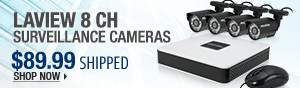 Newegg Flash – LaView 8 CH Surveillance Cameras 