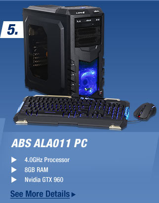 ABS ALA011 PC (4.0GHz Processor, 8GB RAM, Nvidia GTX 960)