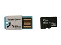Team 16GB microSDHC Flash Card w/ USB2.0 Micro SD Card Reader TR11A1 Model TG016G0MC28C