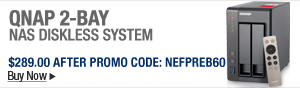 Newegg Flash – QNAP 2-Bay NAS Diskless system