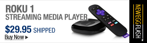 Newegg Flash - Roku 1 Streaming Media Player