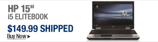 Newegg Flash  HP 15" i5 Elitebook