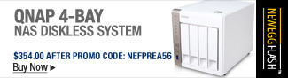 Newegg Flash  QNAP 4-BAY NAS Diskless System