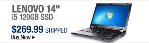 Newegg Flash – Lenovo 14" i5 120GB SSD