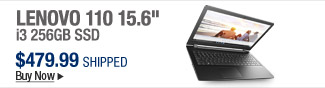 Newegg Flash  Lenovo 110 15.6" i3 256GB SSD