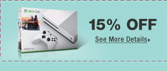 15% OFF SELECT VIDEO GAME CONSOLES*