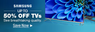 Samsung - Up to 50% off TVs