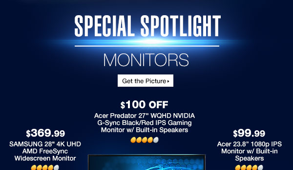 Special Spotlight monitor