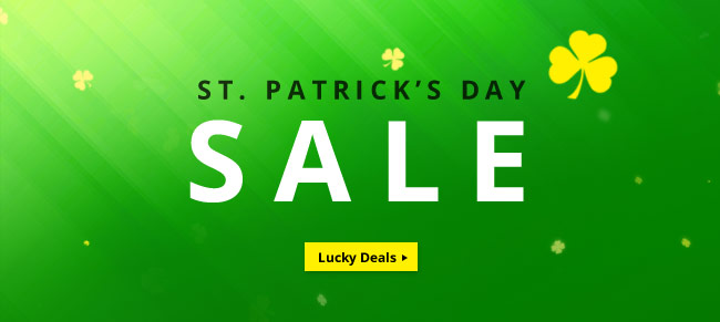 ST. PATRICK'S DAY SALE