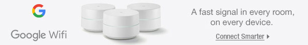 Google Wifi - A fast signal in every room, on every device.