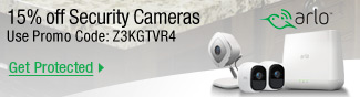 Arlo - 15% off Security Cameras