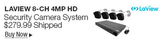 Newegg Flash - LaView 8-CH 4MP HD Security Camera System