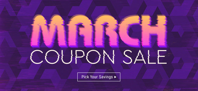 MARCH COUPON SALE