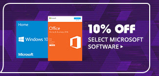 10% OFF SELECT MICROSOFT SOFTWARE*