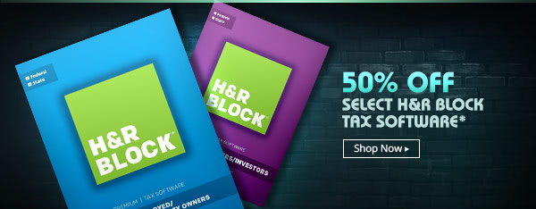 50% OFF Select H&R Block Tax Software*