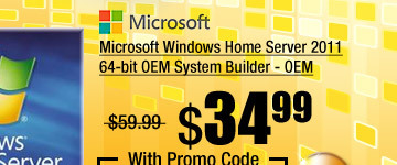 Microsoft Windows Home Server 2011 64-bit OEM System Builder - OEM