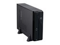 XION XON-720P mATX/ ITX Slim Desktop Case, USB 3.0, 5 in 1 Card-reader, 300W PSU, Black_ 
