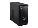 HEC Vigilance400 Black 0.5 mm Thickness SGCC MicroATX Mini Tower Computer Case