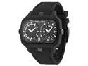 Police Men's Hydra PL.13076JPB/02 Black Rubber Quartz Watch with Black Dial 