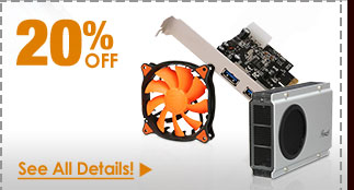 72 HOURS ONLY! 20% OFF SELECT PC ACCESSORIES!*