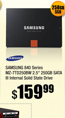 SAMSUNG 840 Series MZ-7TD250BW 2.5" 250GB SATA III Internal Solid State Drive