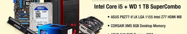 Intel Core i5 + WD 1 TB SuperCombo