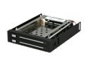 Rosewill RX-C202 3.5" SATA Trayless Hot Swap Mobile Rack for Dual 2.5" SATA SSD / HDD