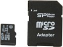Silicon Power Elite 32GB Micro SDHC Flash Card Model SP032GBSTHBU1V10-SP 