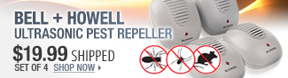 Newegg Flash - Bell + Howell Ultrasonic Pest Repeller.