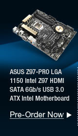 ASUS Z97-PRO LGA 1150 Intel Z97 HDMI SATA 6Gb/s USB 3.0 ATX Intel Motherboard