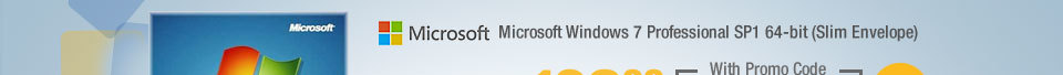Microsoft Windows 7 Professional SP1 64-bit (Slim Envelope)