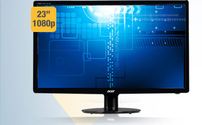 Acer S231HLBbid Black 23" 5ms HDMI Widescreen LED Backlight LCD Monitor