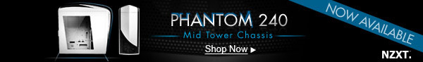 NZXT - PHANTOM 240 Mid Tower Chassis.