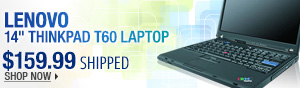 NeweggFlash - Lenovo 14" Thinkpad T60 Laptop