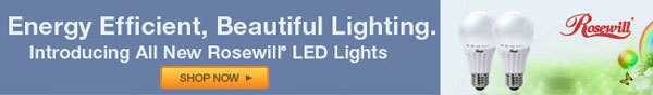 Energy Efficient, beautiful lighting. Introducing all new rosewill LED lights.