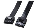 Coboc Model SC-SATA3-10-LL-BK 10" SATA III 6Gb/s Data Cable w/Latch,Black