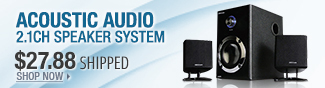 Newegg Flash  Acoustic audio 2.1ch speaker system