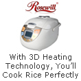 Rosewill - With 3D Heating Technology, You'll Cook Rice Perfectly