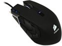 Refurbished: Corsair Vengeance M90 Black USB Wired Laser Performance MMO and RTS Gaming Mouse
