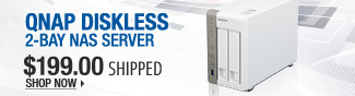 Newegg Flash  QNAP DISKLESS 2-Bay NAS SERVER