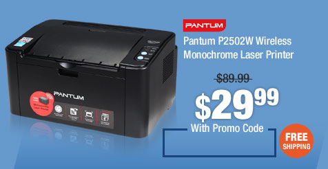 Pantum P2502W Wireless Monochrome Laser Printer