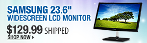 Newegg Flash - SAMSUNG 23.6" Widescreen LCD Monitor