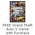 Free Grand Theft Auto V Game with Purchase