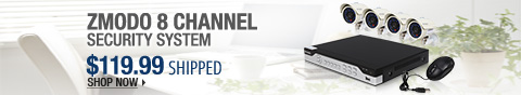 Newegg Flash  Zmodo 8 Channel Security System