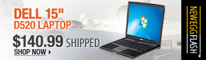 Newegg Flash – DELL 15" D520 Laptop