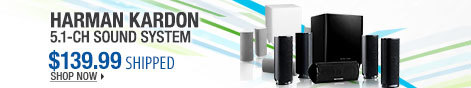Newegg Flash -Harman Kardon 5.1-CH Sound System. 