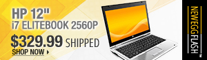 Newegg Flash - HP 12" i7 EliteBook 2560p