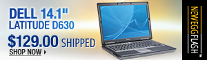 Newegg Flash - Dell 14.1" Latitude D630 